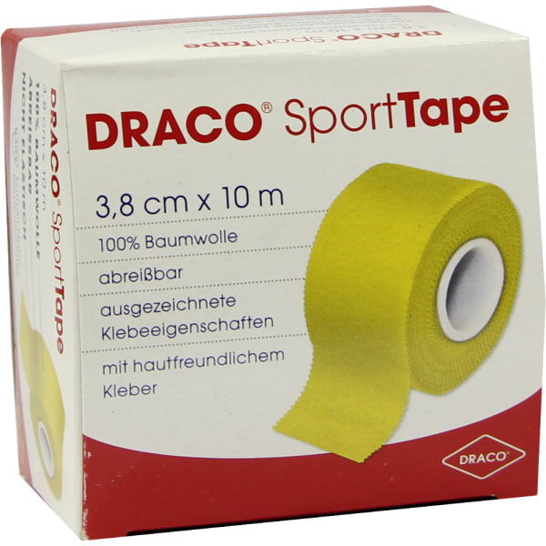 DRACO TAPEVERBAND 3,8 cmx10 m gelb