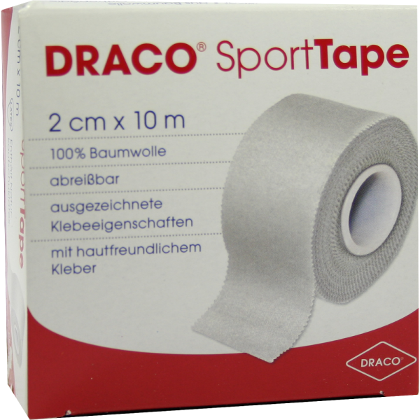 DRACO TAPEVERBAND 2 cmx10 m weiß