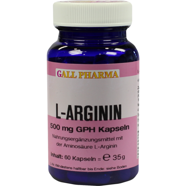 L-ARGININ 500 mg GPH Kapseln