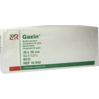 GAZIN Mullkomp.10x10 cm unsteril 32fach Op