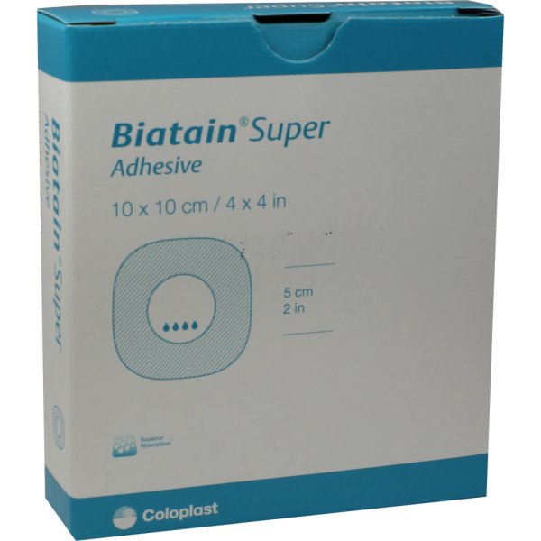 BIATAIN Super selbst-haftend Superabs.10x10 cm