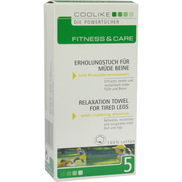 COOLIKE Erholungstuch.f.müde Beine m.FBW