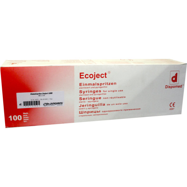 EINMALSPRITZE 5 ml Luer Ecoject