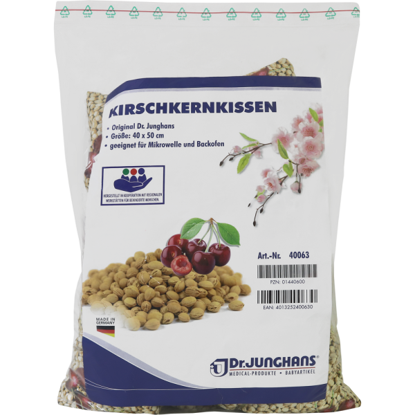 KIRSCHKERNKISSEN 40x50 cm für Mikrowelle