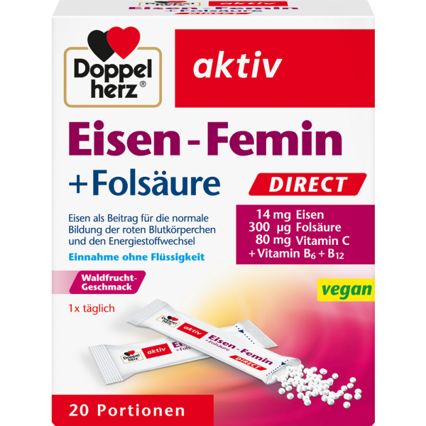 DOPPELHERZ Eisen-Femin DIRECT Pellets