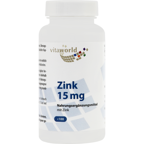 ZINK 15 mg Zinkgluconat Kapseln