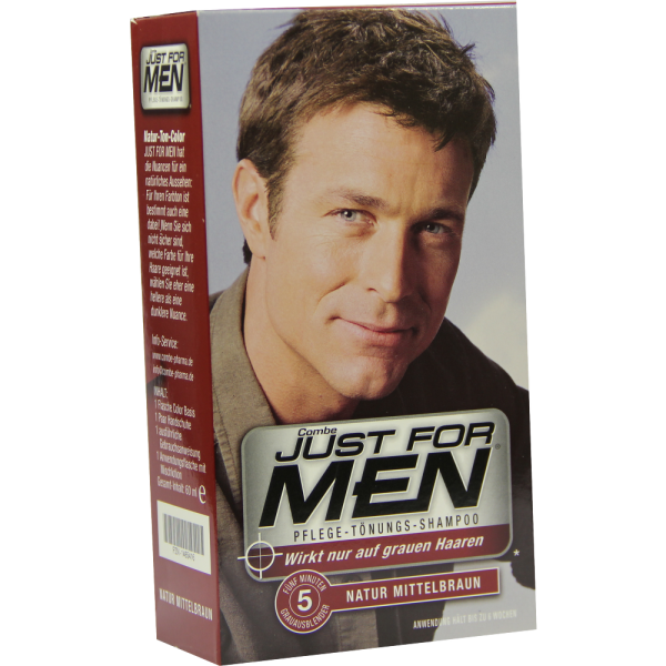 JUST for men Tönungsshampoo mittelbraun