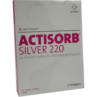 ACTISORB 220 Silver 6,5x9,5 cm steril Kompressen