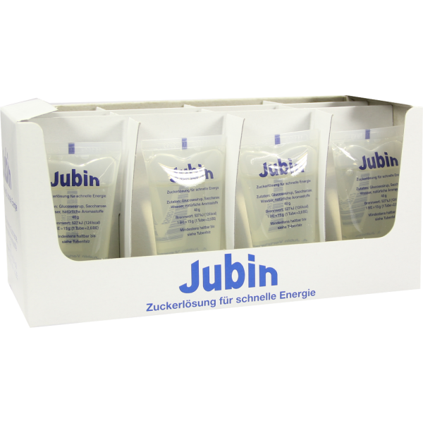 JUBIN Zuckerlösung schnelle Energie Tube