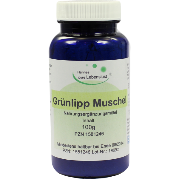 GRÜNLIPPMUSCHEL PULVER