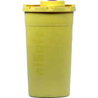 KANÜLENEIMER 0,2 l gelb für unterwegs